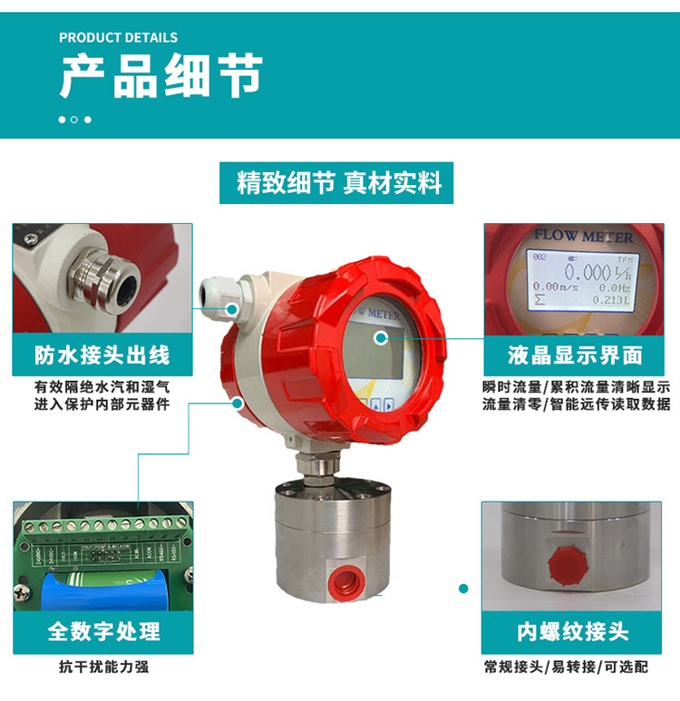 管道式圓齒輪流量計產(chǎn)品細(xì)節(jié)圖